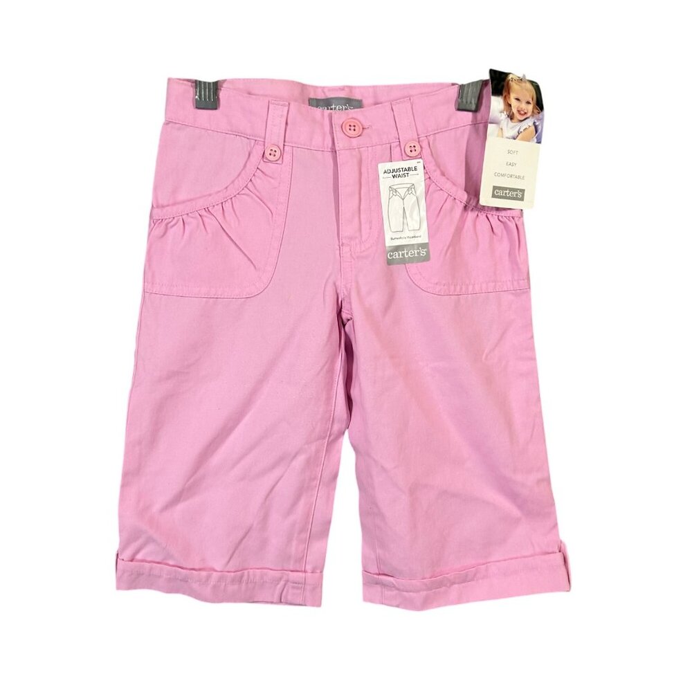 Carter's Girls Size 4T Pink Capris NWT